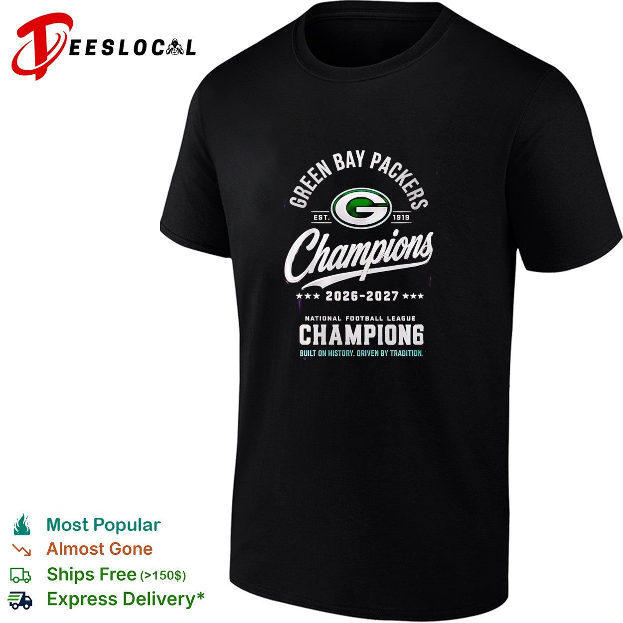Green Bay Packers champions 2026 2027 shirt