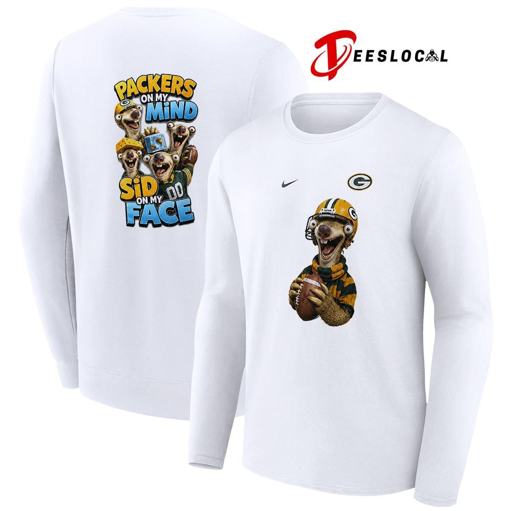 Green Bay Packers on my mind Sid on my face shirt