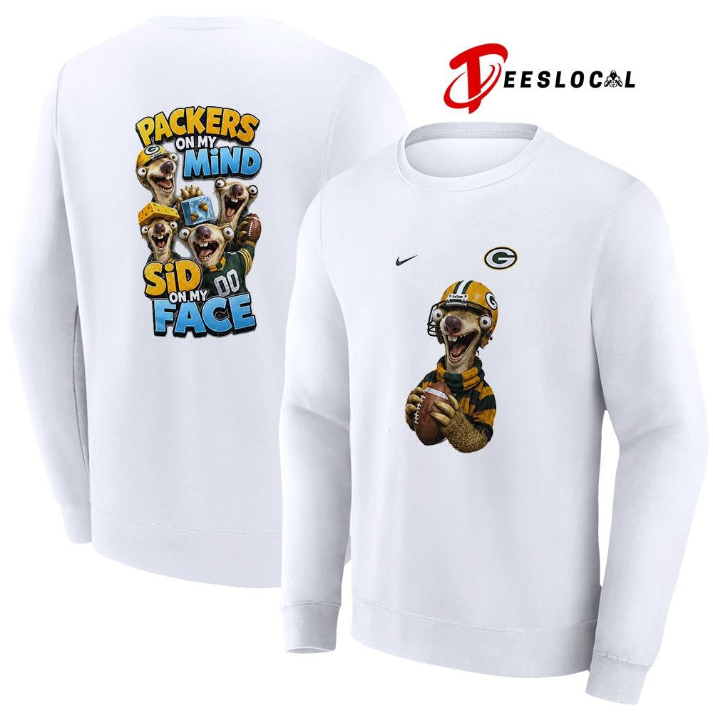 Green Bay Packers on my mind Sid on my face shirt