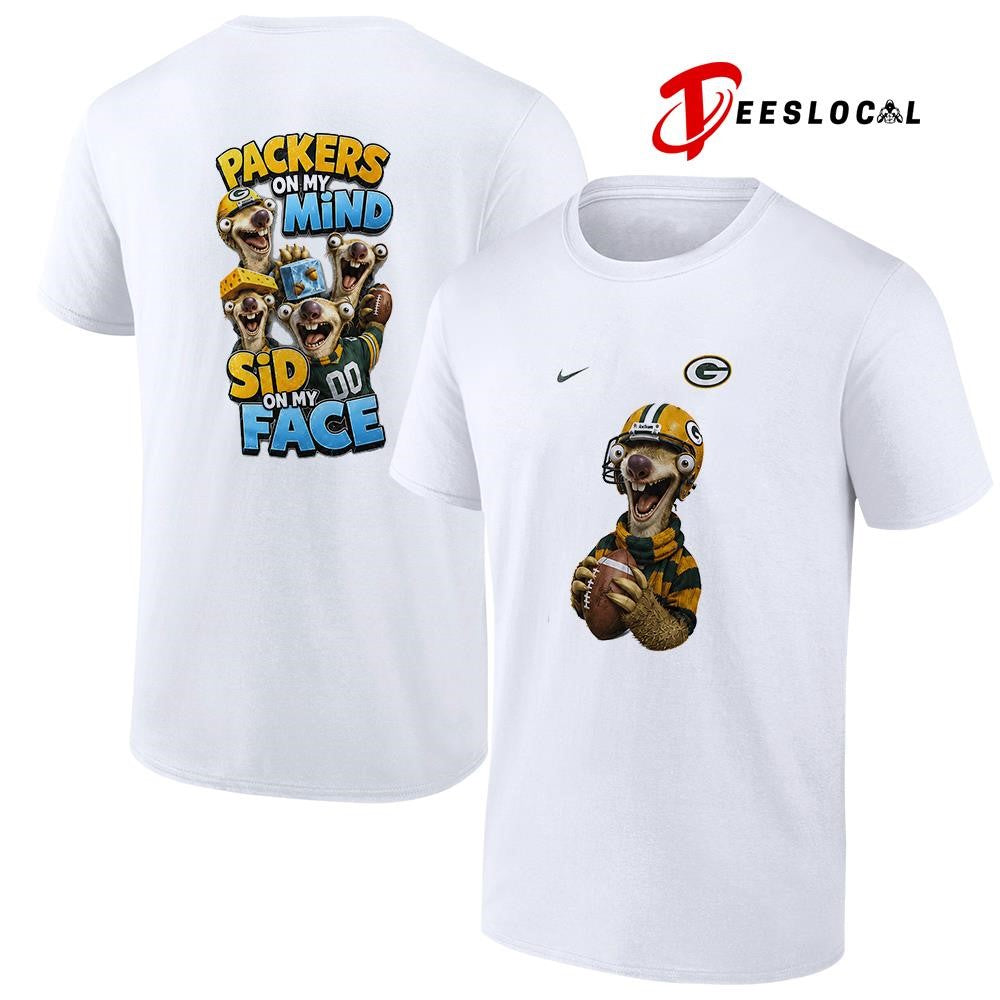 Green Bay Packers on my mind Sid on my face shirt