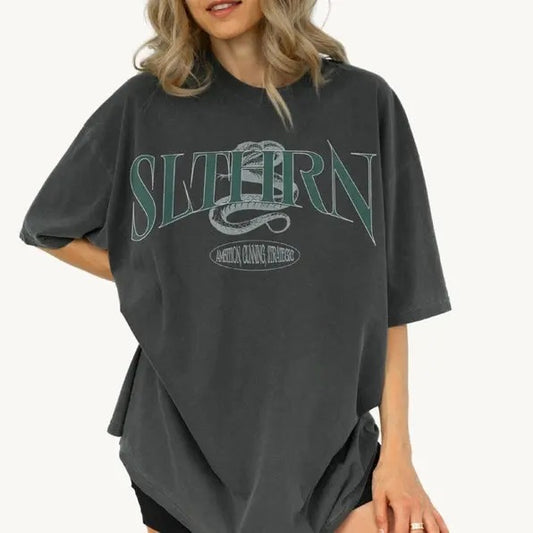 Green House Shirt  Wizard House Shirt Snake House Shirt Malfoy Shirt Pottery T-Shirt Wizard School Shirt Marauders...