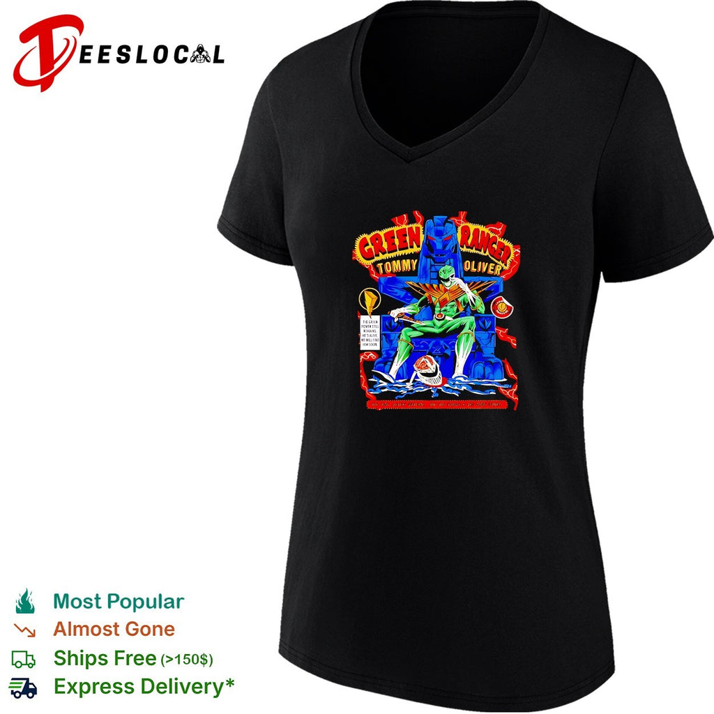 Green Ranger Tommy Oliver Power Rangers shirt