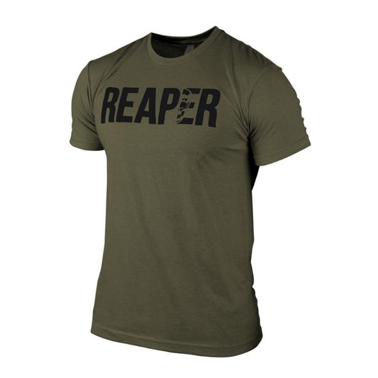 Gymreapers Military Reaper Graphic Tee - Black/Green, Summer Men's Top Hoodie, Sweatshirt | WearSparks.com