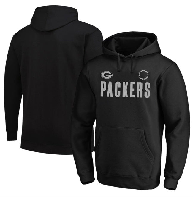 Green Bay Packers Black Big & Tall Chip Shot Hoodie