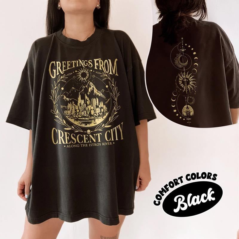 Greetings From Crescent City Fan Comfort Colors Shirt, Crescent Postal Service Tee, SJM Merch, Bookish Gift Top Womenswear