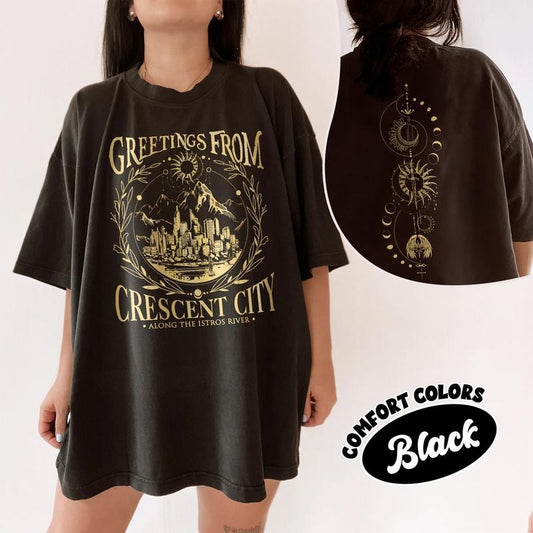 Greetings From Crescent City Fan Comfort Colors Shirt, Crescent Postal Service Tee, SJM Merch, Bookish Gift Top Womenswear