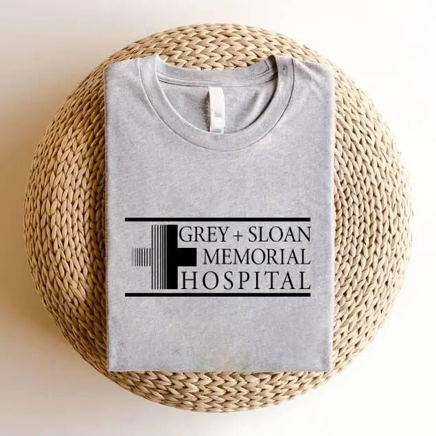 Grey Sloan Memorial Hospital T-Shirt, Grey's Anatomy T-Shirt, Meredith Grey, Derek Shepherd, Grey Anatomy Shirt Hoodie,...
