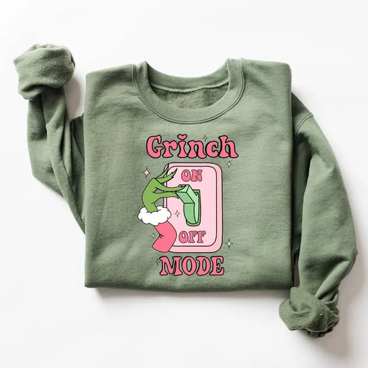 Grich Hand Sweater, Grin Mode On Shirt, Movie Christmas Hoodie, That's It I'm not Going, Merry Grinmas, Gift for Christmas