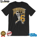Griffin 6 Baseball Player Drip Effect Vintage T Shirt