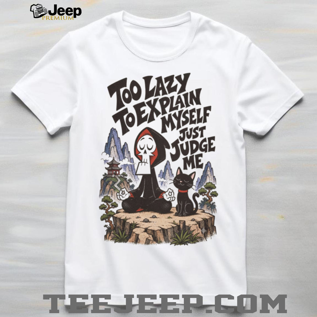 Grim Reaper Meditation Zen Spiritual Aesthetic Graphic T Shirt