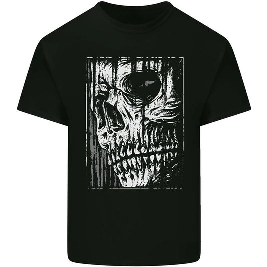 Grim Reaper Skull Gothic Biker Demon Mens Cotton T-Shirt Tee Top Made in USA