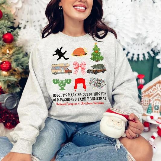 Griswold Christmas Sweatshirt, Christmas Vacation Coquette T-Shirt, National Lampoons Christmas Vacation Sweater, Griswold Family Shirt, Christmas Movie Tee Shirt