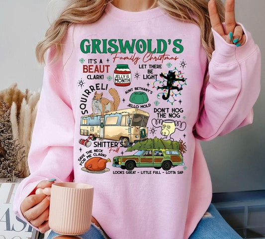 Griswold Family Christmas Shirt, Christmas Gift For Family, Griswold Family Sweater, Family Christmas Apparel, Family...