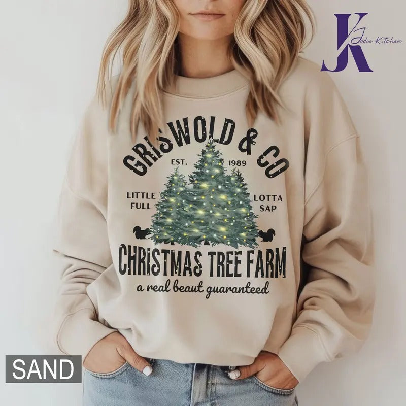Griswold's Christmas Sweatshirt Tshirt Hoodie, Christmas Movie Shirt, Griswold's Tree Farm Since 1989 Shirt, Christmas Family, Christmas Gift, Tree Shirt, Cute Christmas Shirt