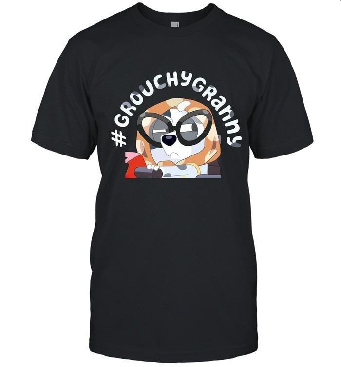 Grouchy Granny-Unisex T-Shirt | Muffin Grouchy Granny Shirt | grouchy granny | bluey | muffin | grannies | funny | Grandma Gift | Muffin Shirt | Muffin time out tour