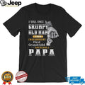 Grumpy Old Man Became A Papa First Grandchild Father’s Day Vintage T shirt