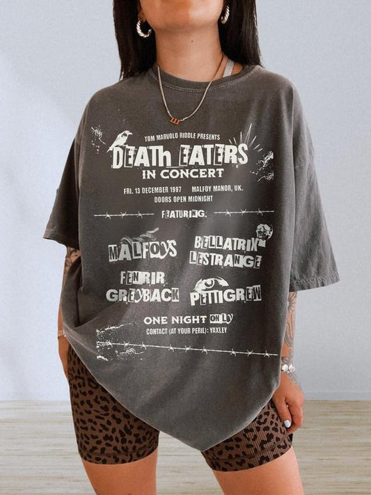 Grunge Death Eaters T-shirt UNISEX Tom Riddle World Tour Potter Shirt Dark Arts Malfoy Manor HP Gifts Pottery Universal Vacation