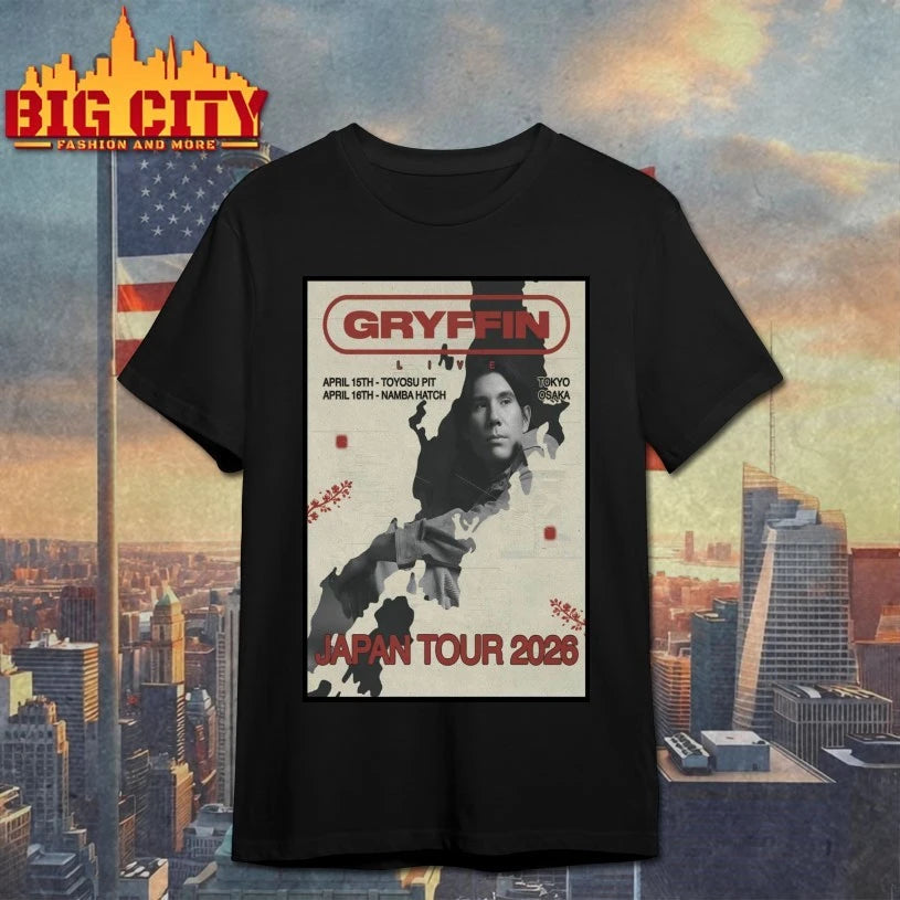 Gryffin Japan Concert Apr 15-16 2026 Poster shirt