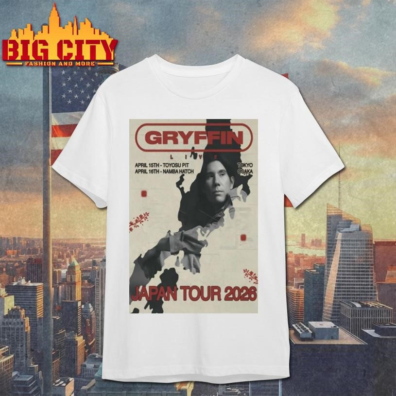 Gryffin Japan Concert April 15 16 2026 Shirt