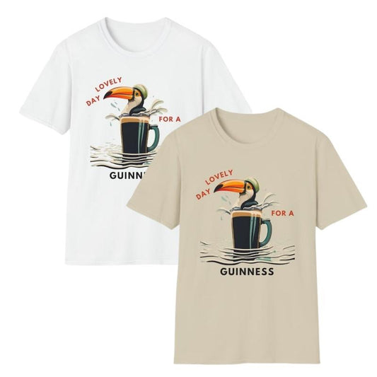 Guinnes Unisex Softstyle T-Shirt Lovely Day For A Guinnesss Vintage Sweatshirt Hoodie For Men Women