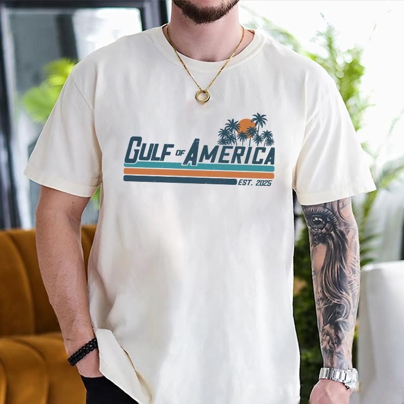 Gulffff of America Retro Stripe Comfort Colors T-Shirt, Sweatshirt, Hoodie, Gift for Men & Women