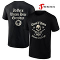 Guns N Roses 2026 World tour Welcome To The Jungle it gets worse here everyday shirt