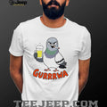 Gurrrwa pigeon drinking beer and smoking cigarette shirt