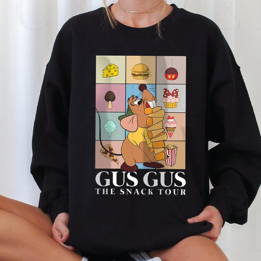 Gus Gus The Snack Tour T-Shirt, Mouse Friends Shirt, Snack Shirt, Gus Gus T-Shirt