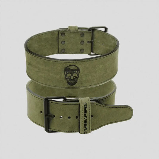 Gymreapers 10mm Single Prong Weightlifting Belt - Green Leather for Serious Training T-Shirts, Hoodie, Sweatshirt