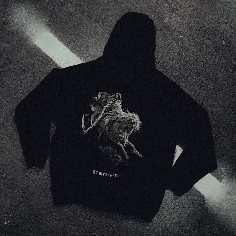 Gymreapers Fourth Crusader Zipper Hoodie Relaxed Oversized Fit