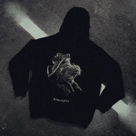 Gymreapers Fourth Crusader Zipper Hoodie Relaxed Oversized Fit