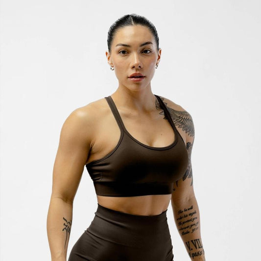 Gymreapers Legacy Bra: Plain Knitted Seamless Sports Bra for Women - Summer Fabric, Soft