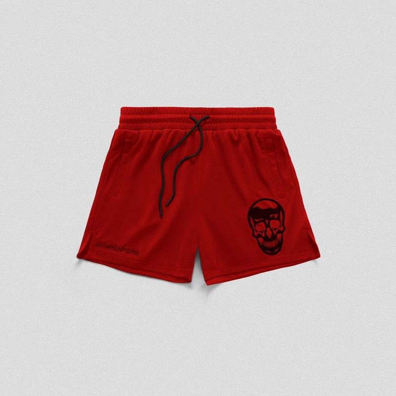Gymreapers Mesh Training Shorts for Men - Red, Perfect for Summer T-Shirts, Hoodie, Sweatshirt | WearSparks.com