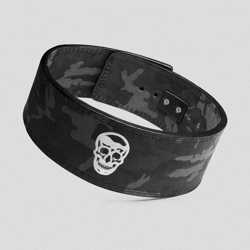Gymreapers Midnight Camo 10MM Lever Weightlifting Belt - Durable and Performance-Driven with Lifetime Warranty