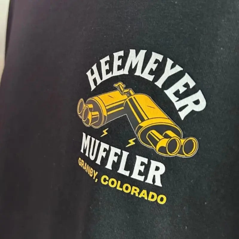 HEEMEYER MUFFLER shirt sleeve shirt, Unisex Cotton Fabric