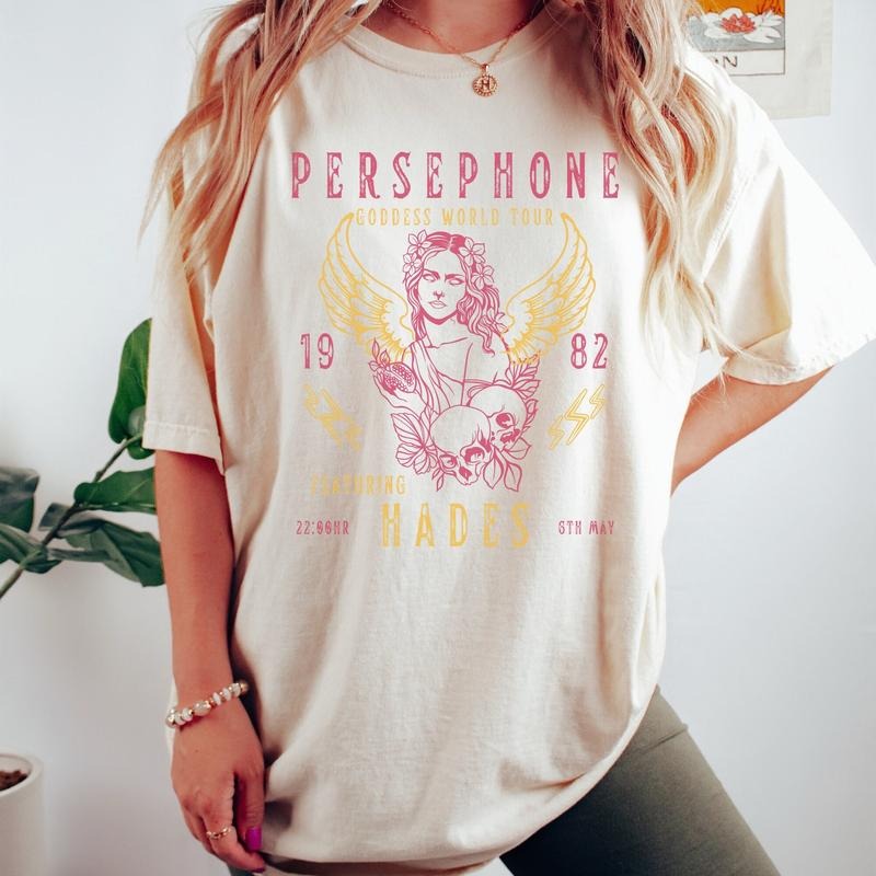Hades And Persephone Vintage Band T Shirt Persephone And Hades Greek Mythology Distressed Band Tee Hades Shirt Greek Goddess Greek Apparel
