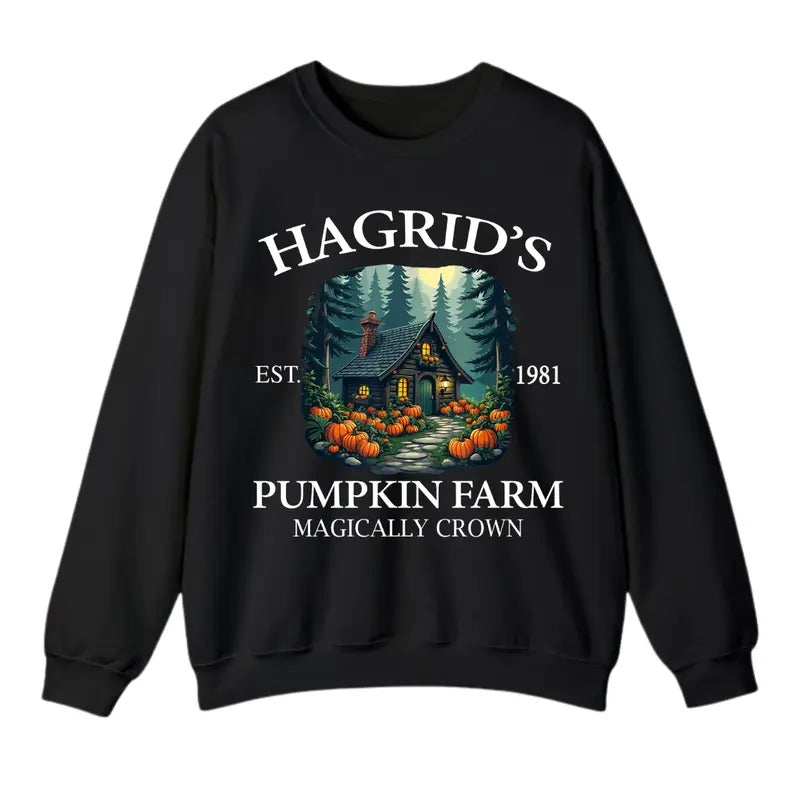 Hagrid's Pumpkin Farm Sweatshirt, Thanksgiving 2024 Sweatshirt For Men And Women, Trendy Shirt Hoodie | WearSparks.com