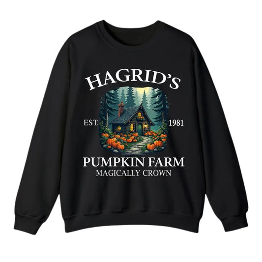 Hagrid's Pumpkin Farm Sweatshirt, Thanksgiving 2024 Sweatshirt For Men And Women, Trendy Shirt Hoodie | WearSparks.com