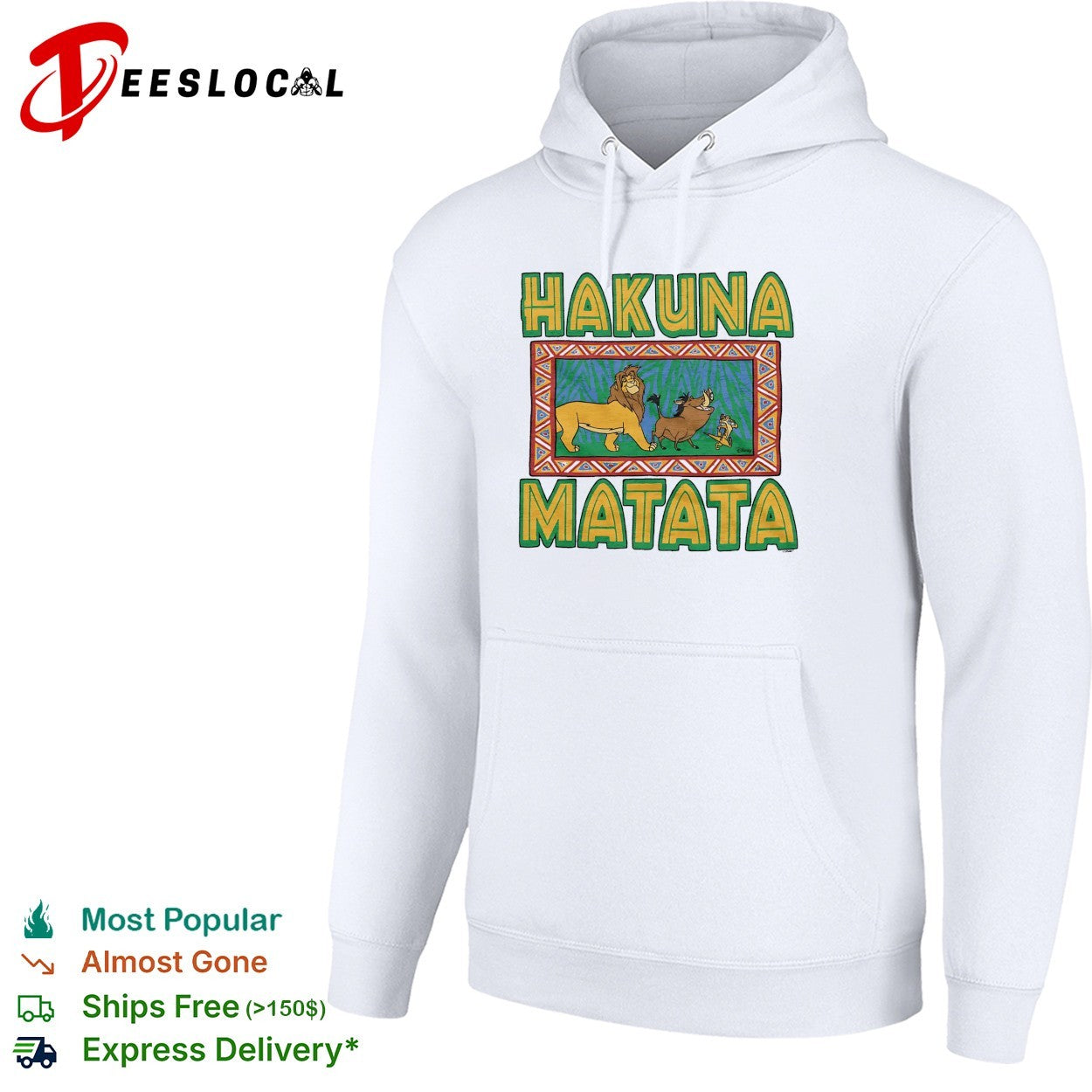 Hakuna Matata Lion King Simba Timon Pumbaa shirt