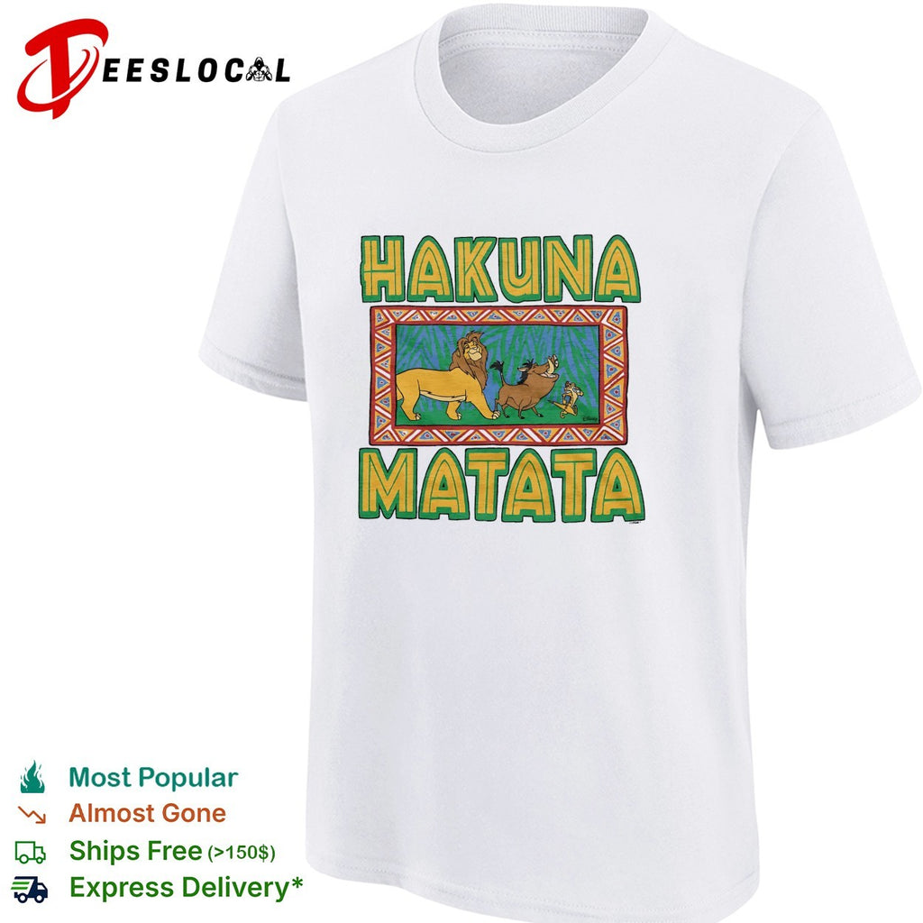Hakuna Matata Lion King Simba Timon Pumbaa shirt