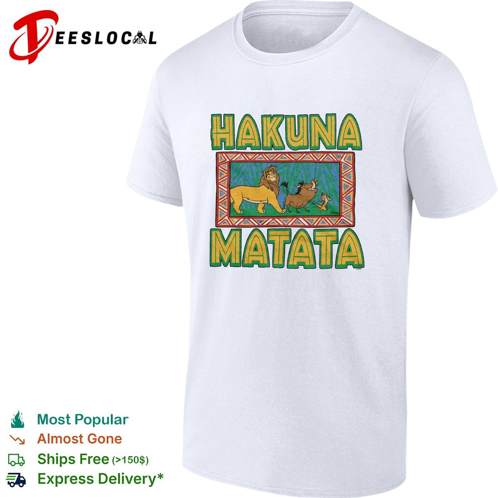 Hakuna Matata Lion King Simba Timon Pumbaa shirt