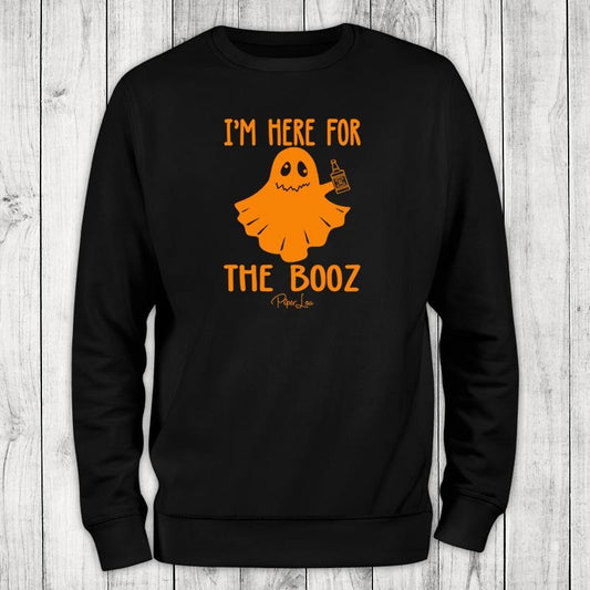 Halloween | I'm Here For The Booz Sweatshirt, #halloween #fall #holidays #colorprint #cute