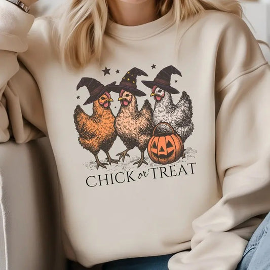 Halloween Chicken Sweatshirt, Funny Halloween Shirt, Retro Chicken Shirt, Vintage Fall Shirt, Funny Retro Shirt, Funny Chicken  T-shirt, sweater and Hoodie