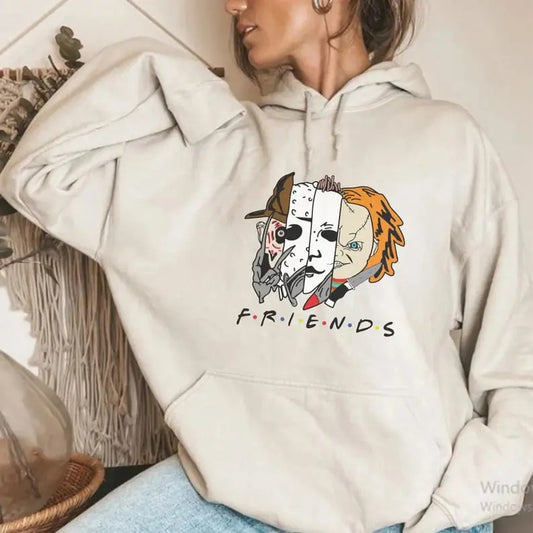 Halloween Friends Movie Hoodies, Halloween Friends Characters Hoodies, Halloween Hoodies