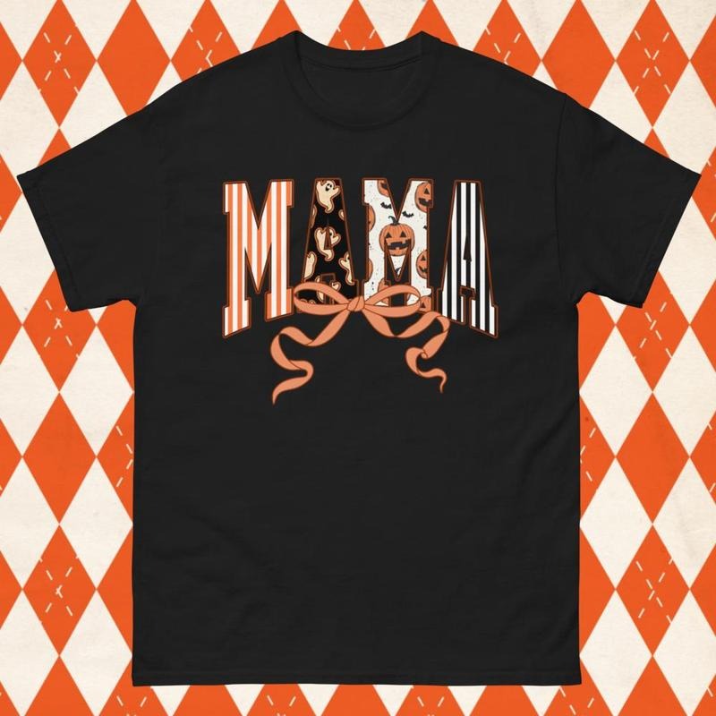 Halloween Mama Gildan Shirt, Halloween ghost Design, Unisex classic tee, Spooky tee, gildanshirt