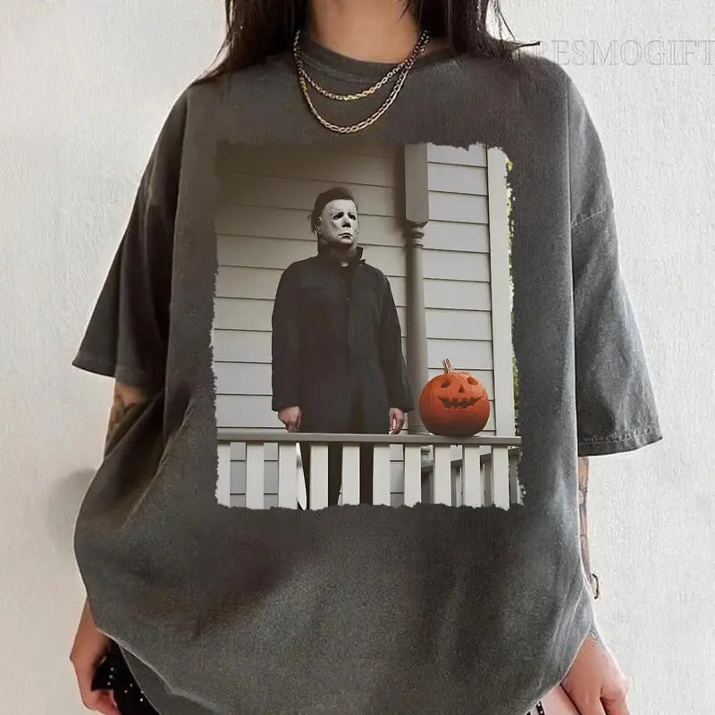 Halloween Michael Myers Meme Shirt, Ghost Heart Hands Halloween Shirt, Horror Fiction Shirt, Halloween Meme, Ghost Shirt, Horror Movie Shirt