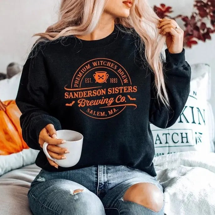Halloween Party Shirt, Cute Halloween Outfit, Sanderson Sisters Shirt, Hocus Pocus Sweatshirt, Halloween Party TShirt,...