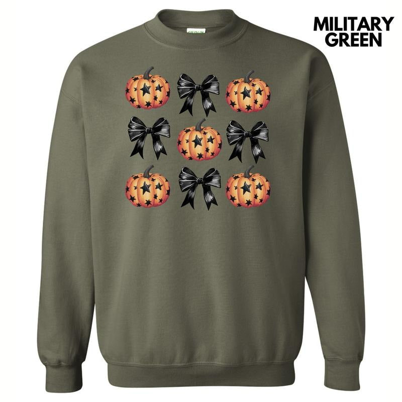 Halloween Pumpkin Coquette Sweatshirt 'NLB' T-Shirts, Hoodie | WearSparks.com