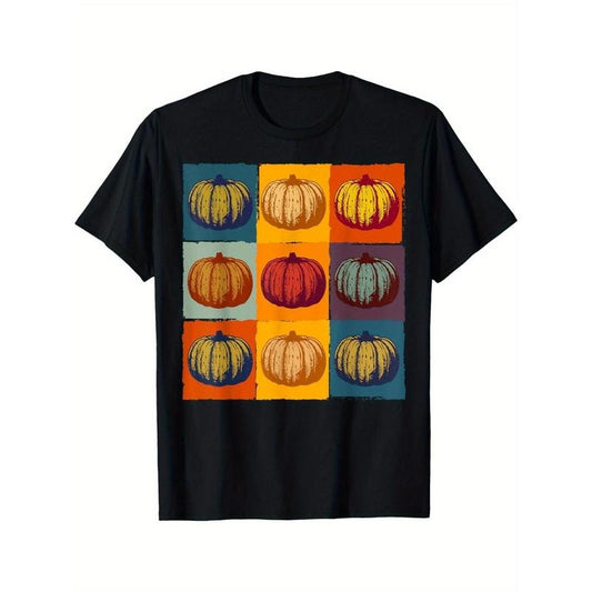 Halloween Pumpkin retro jack-o '-lantern costume T-shirt Made in USA