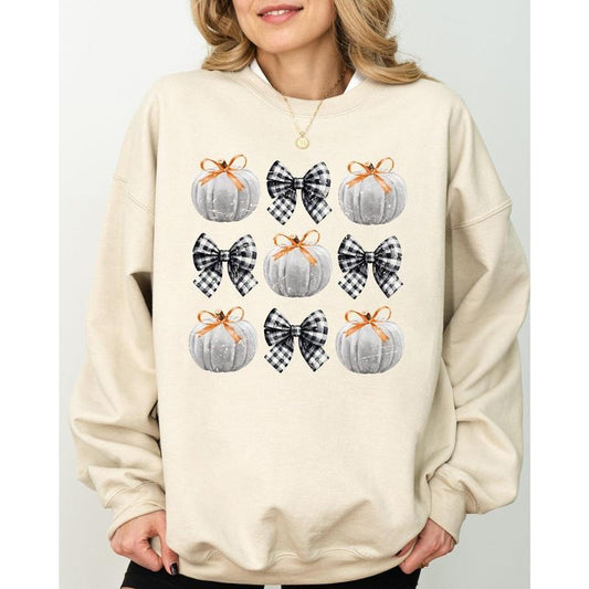 Halloween Ribbons and Pumpkins, Coquette Bows, Fall, Autumn Sweatshirt T-Shirts, Hoodie | WearSparks.com